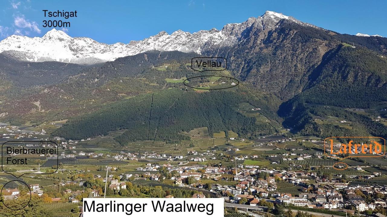 Ferienwohnung Lafreid Algund Exterior foto